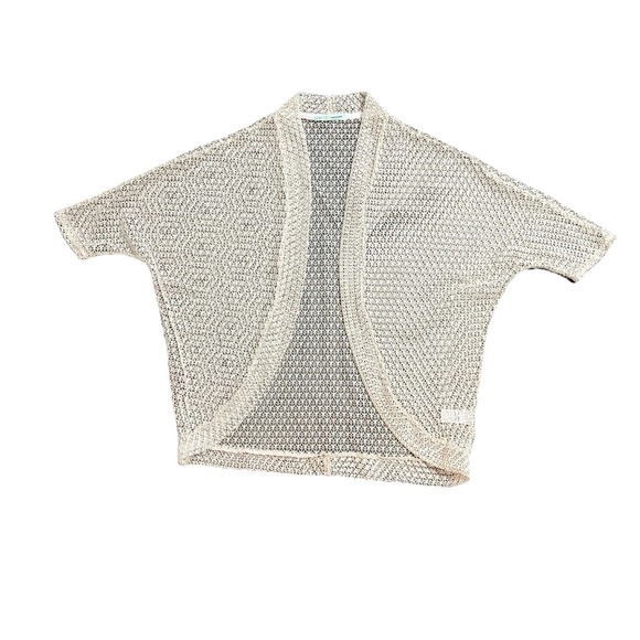 Maurices Sweaters - MAURICES Women's Medium Short Sleeve Crochet, Cottage Core, Victorian Cardigan